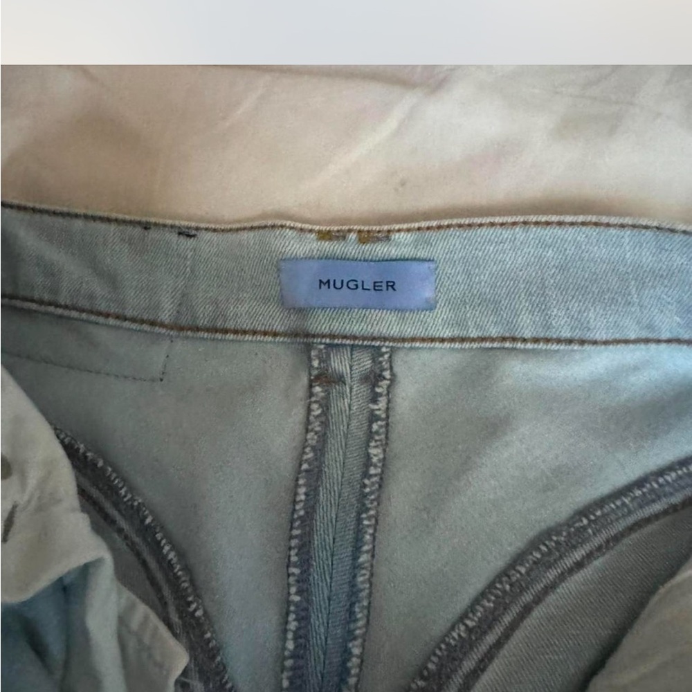Mugler High Rise Blue Jeans Slim Fit - Picture 5 of 6